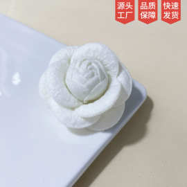 复古法式小香风山茶花胸针布艺花朵男士女士西装装饰胸花别针配饰