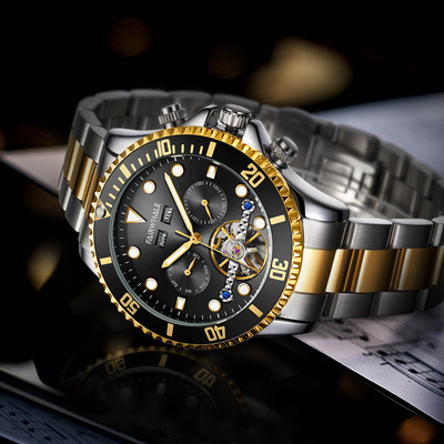 Mark Ed Faye brand fashion series Water Monster fully automatic Mechanical watch waterproof Noctilucent watch wholesale