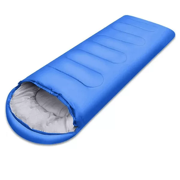 Spot wholesale adult portable windproof thickened emergency outdoor travel hiking camping envelope hooded camping sleeping bag
