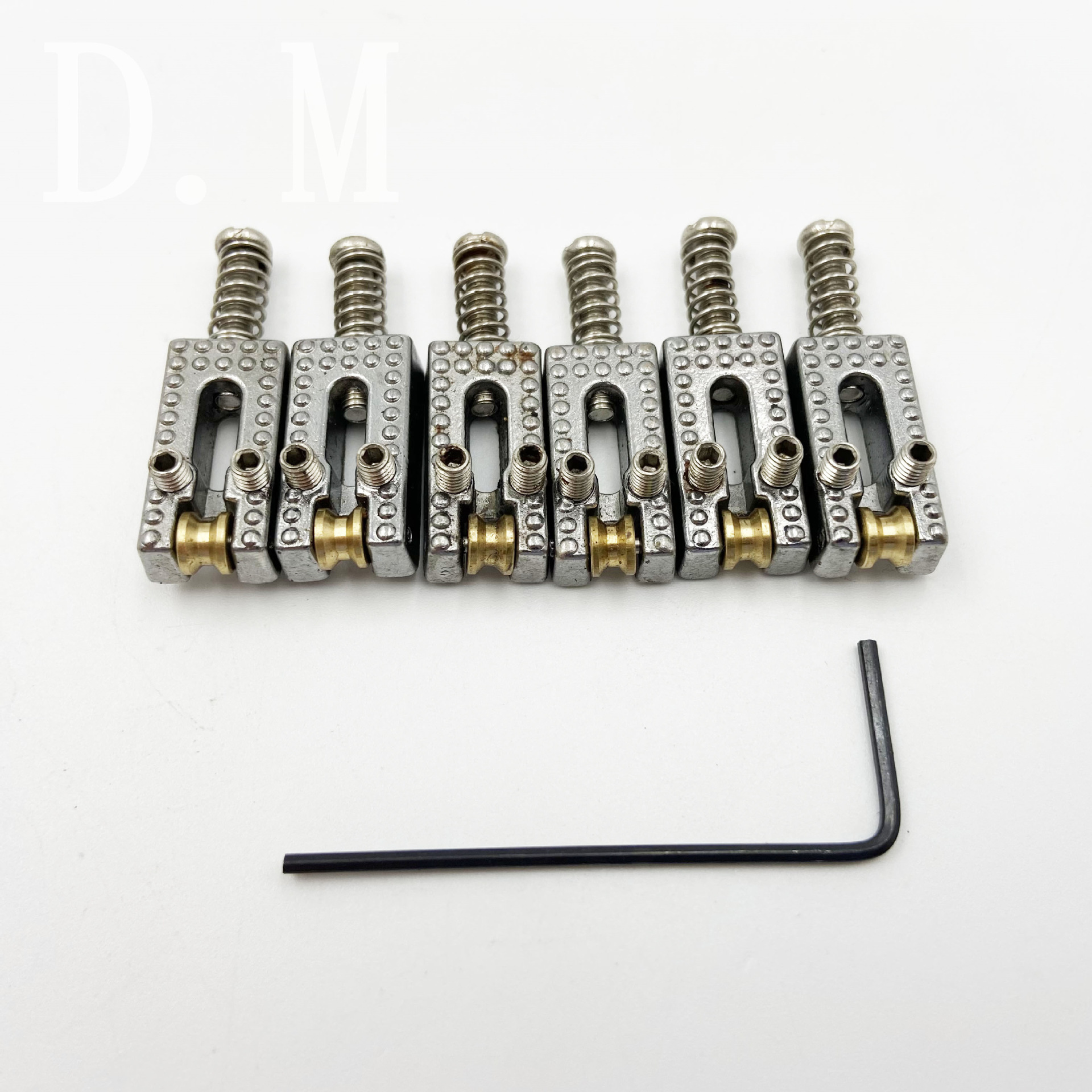 Accesorios de guitarra ST guitarra eléctrica puente código de cadena de alta calidad guía de bolas código de cadena de oro y plata Negro