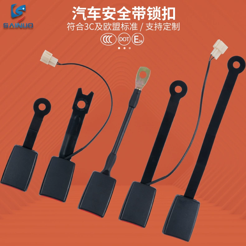 Изготовленное на заказ гнездо ремня безопасности с проводом гнездо ремня безопасности автомобиля с замком провода переключателя ремень безопасности автомобиля