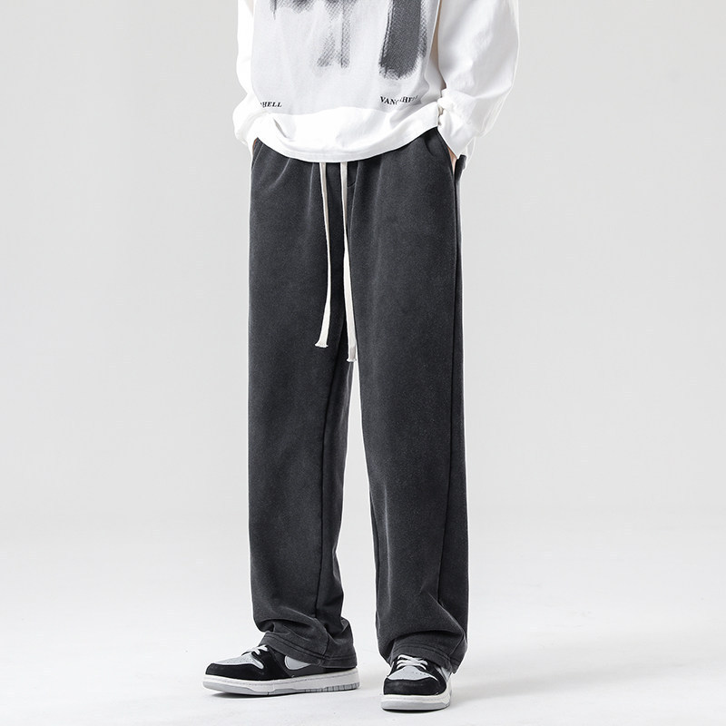 New Cross-Border Jogger Pants Autumn Loose Casual Pants Sports Pants Long Pants Men's Wide-Leg Pants Straight New Cross-Border Jogger Pants Autumn Loose Casual Pants Sports Pants Long Pants Men's Wide-Leg Pants Straight
