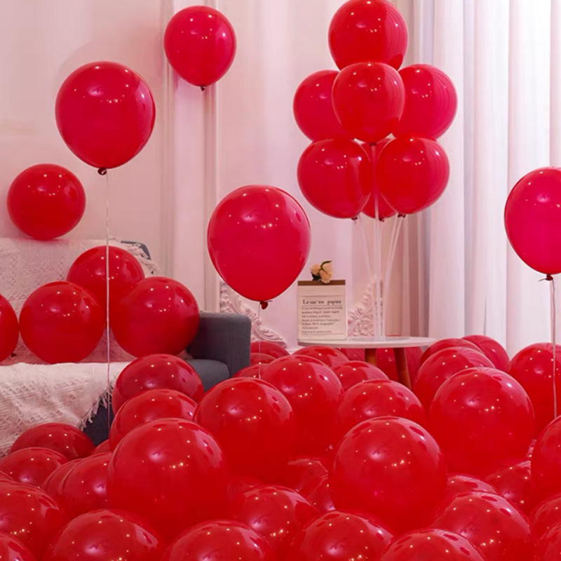 Balón de macarón para niños de cumpleaños al por mayor decoración escenario de diseño rosa una variedad de color globo grueso