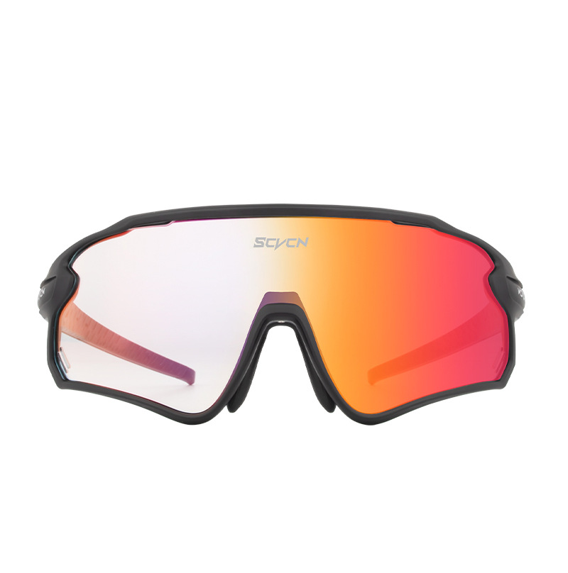 Lentes de Ciclismo Fotocromáticos de TR90 con Plaquetas Nasales Ajustables para Deportes al Aire Libre
