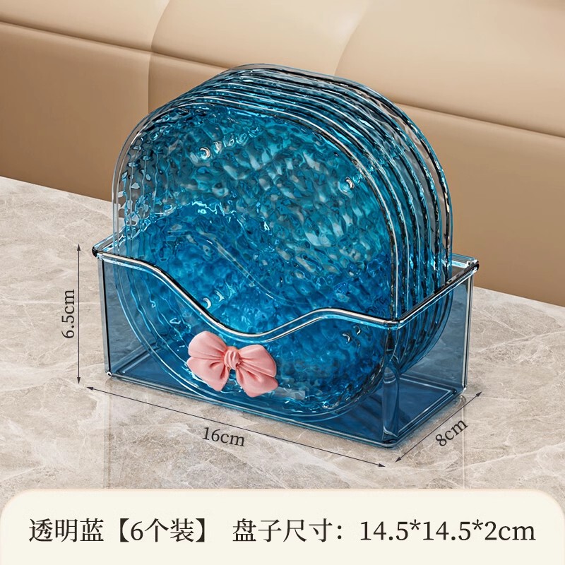 赠送底座吐骨碟家用轻奢餐桌垃圾吐骨头盘碟食品级水果盘客厅碟子|undefined