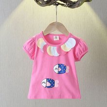 女童t恤短袖婴儿小童装夏季半袖上衣儿童打底衫洋气2022宝宝夏装