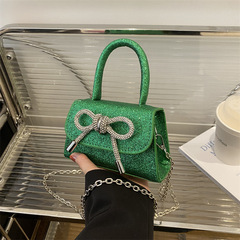 迷你手提小方包包女2024春季新款時尚鏈條單肩斜挎包跨境