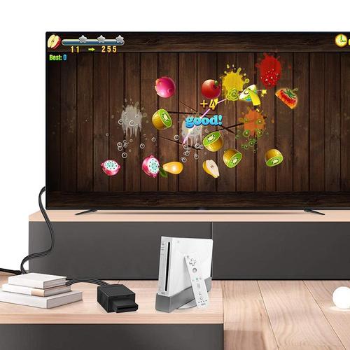 Wii to HDMI Converter Game Console Adapter 1M HD 720P/1080P Smart TV Monitor