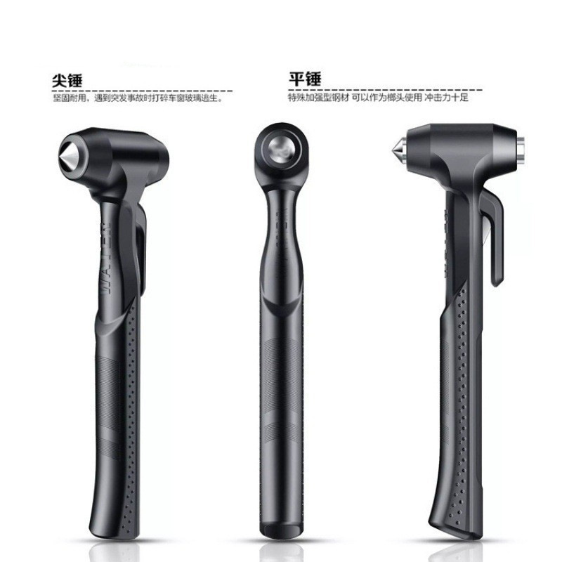 Car Seatbelt Hammer Bus Emergency Escape Tool Metal Window Breaker Portable
