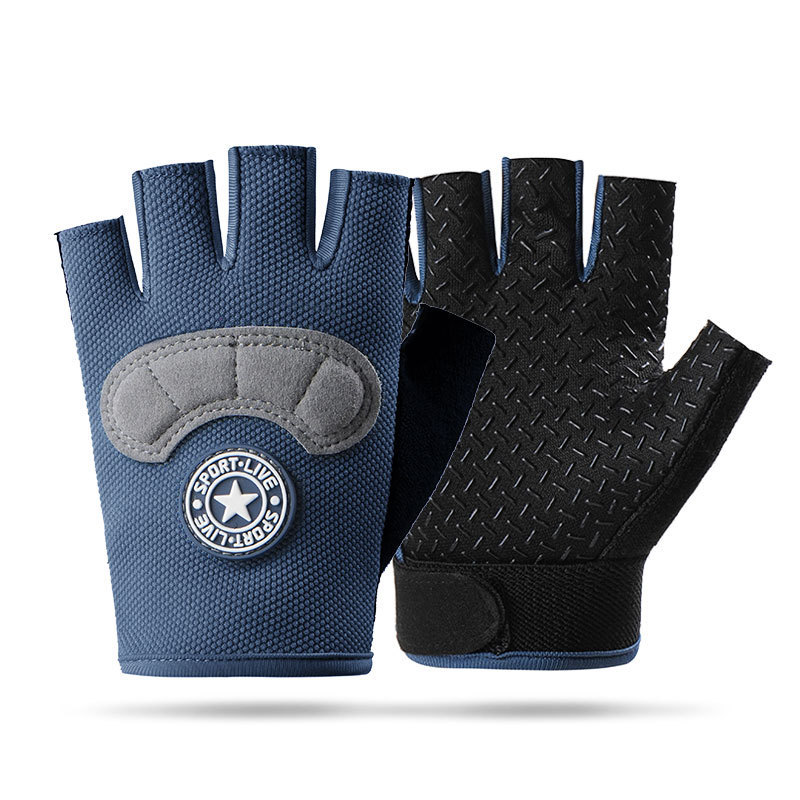 Guantes deportivos al aire libre de primavera y verano para hombres y mujeres de medio dedo para niños
