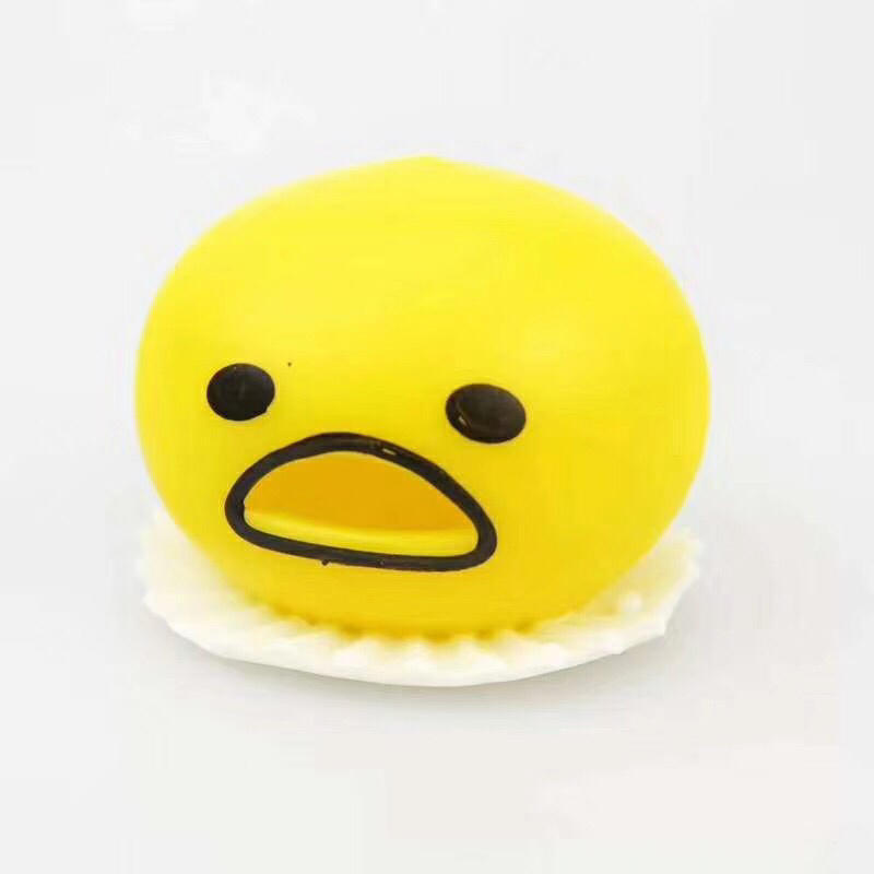 Funny Fried Egg - Vomit Guy (Yolk Version) - Office Stress Relief Gadget