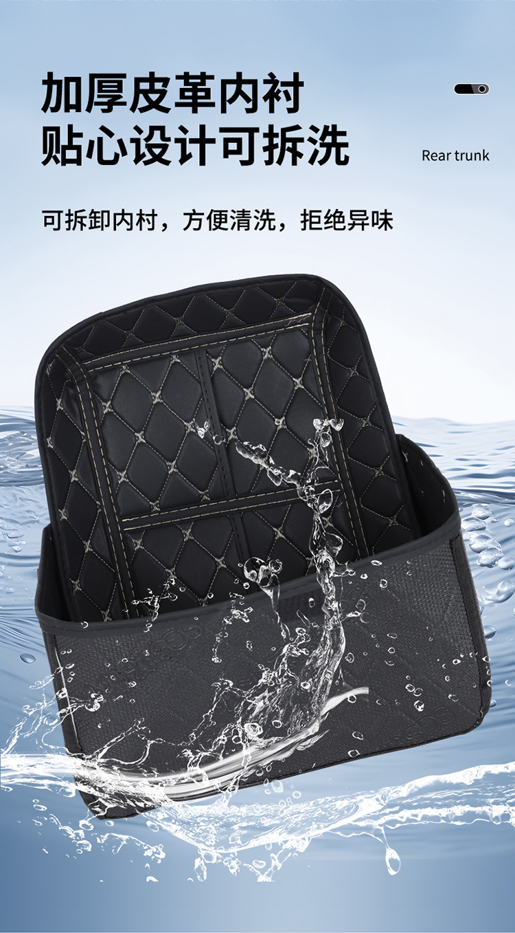 Motorcycle trunk large capacity trunk scooter electric car trunk large universal non-aluminum alloy tail box