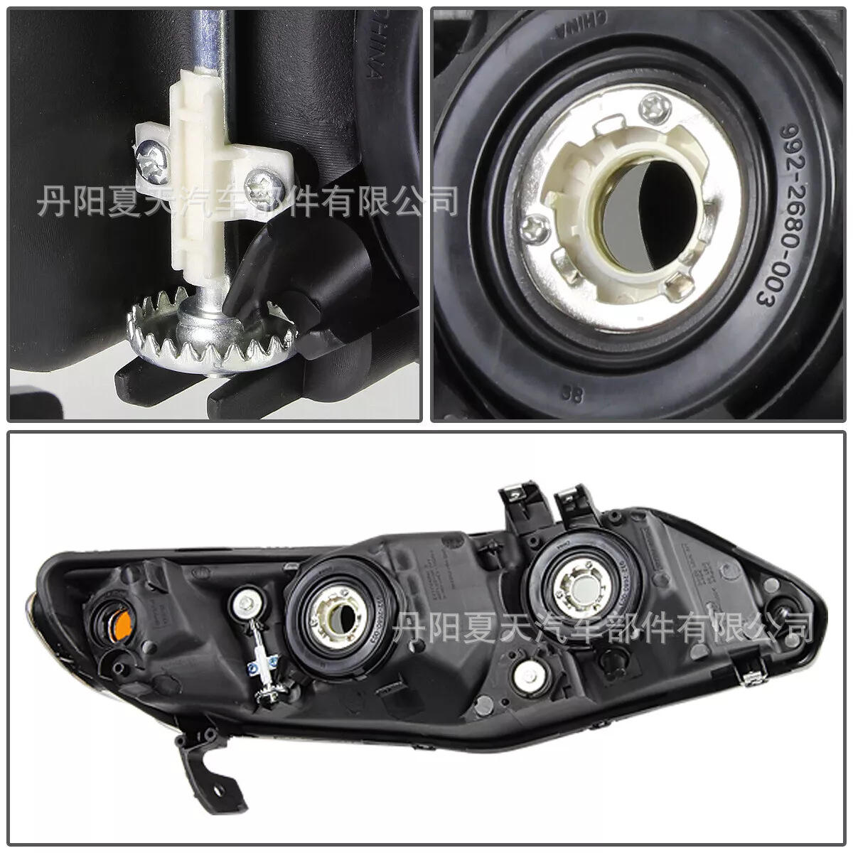 Aplicable a 2006 - 2011 Honda Civic 8 generación conjunto de faro delantero iluminación delantera halógeno