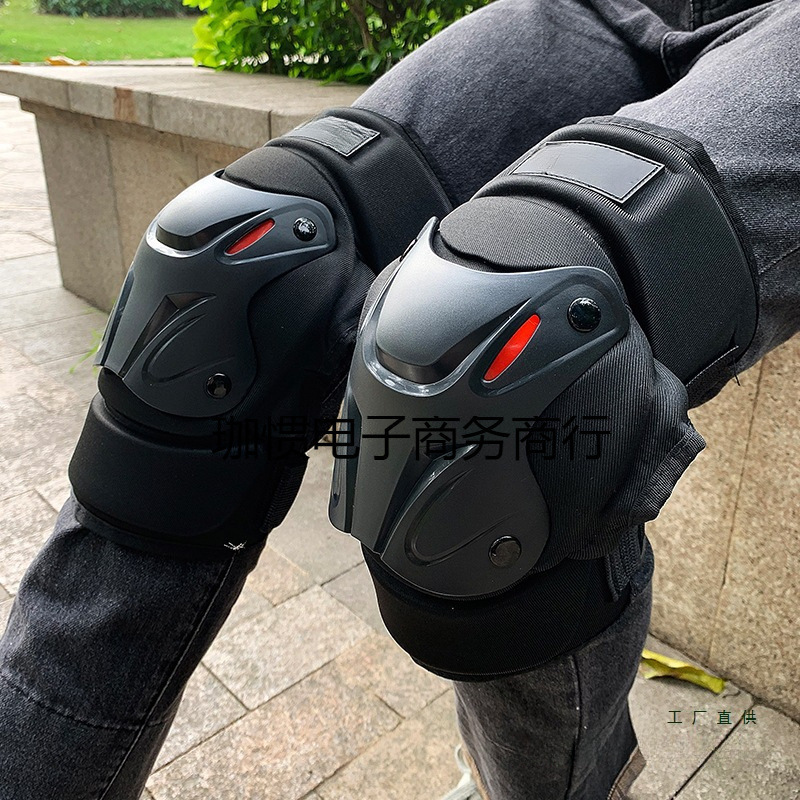オートバイの膝パッドと肘パッド、防風性と暖かいオートバイの保護具、オールシーズンの男性と女性向けの電気自動車の膝と脚の保護具|undefined