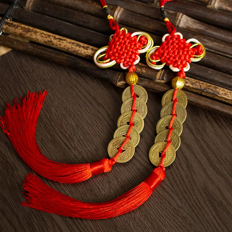 五帝铜钱挂件仿铜平安汽车挂件旅游景区小礼品地摊热卖二元店赠品