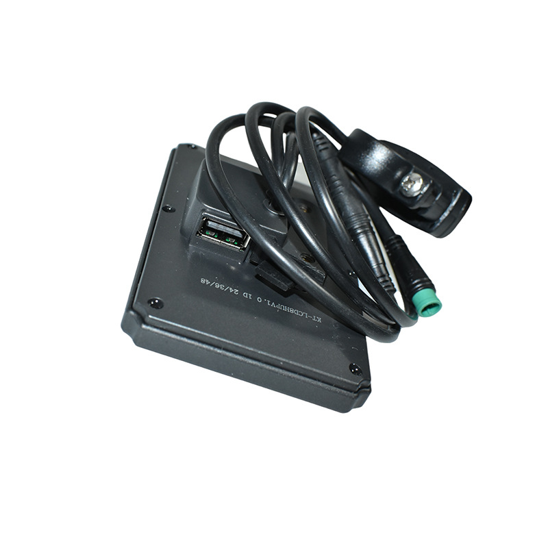 Bicycle Lithium Battery Modification Kt-Lcd8Lu Quantum Light-Sensing Smart Color Screen Lcd Instrument Waterproof Connector