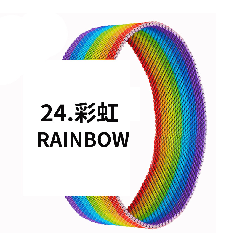 Adecuado para Apple reloj de Milan agradable iwatch1-9 generación SE correa de hebilla magnética de acero inoxidable