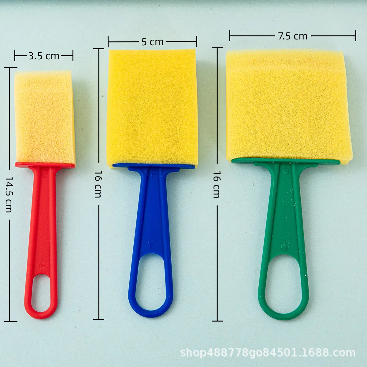 Fabricantes de pintura infantil al por mayor esponja pintura cepillo esponja sello cabeza de hongo EVA rodillo sello diy arte graffiti