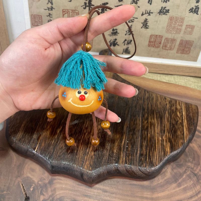 呆萌卡通包挂钥匙扣葫芦挂件可爱车挂手工diy景区热卖闺蜜礼物|undefined