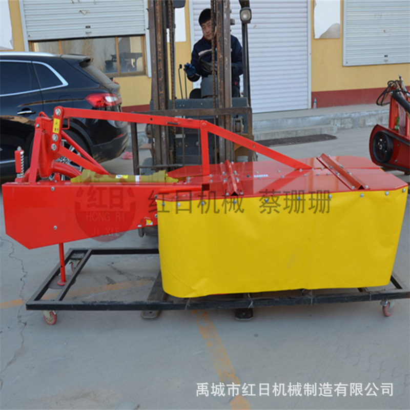 红日割草机草原牧草割草机圆盘式割草机出口牧草苜蓿鼓式割草机