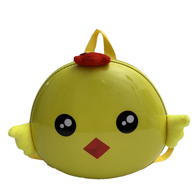 De dibujos animados de cáscara de huevo anti-perdida mochila kindergarten schoolbag 1-3-5 años de edad del bebé de los niños para clases grandes, medianas y pequeñas