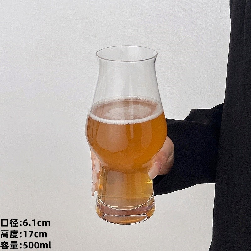 Tazas de cerveza artesanales de alta calidad, tazas de cerveza de vidrio, tazas de cerveza de gran tamaño, tazas de vino de gran capacidad, barras de pies altos.
