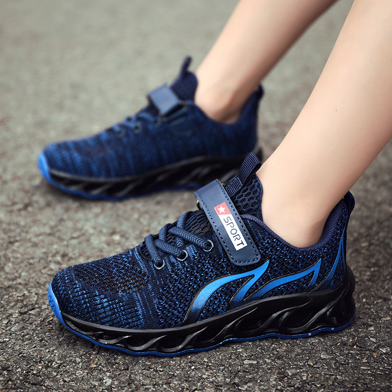 direct deal 2021 Spring and summer new pattern Hollow children gym shoes Net surface ventilation Boy leisure time Running shoes