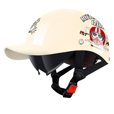 Motosiklet kaskı (dəbilqə) – Electric Vehicle Helmet Retro Fashion