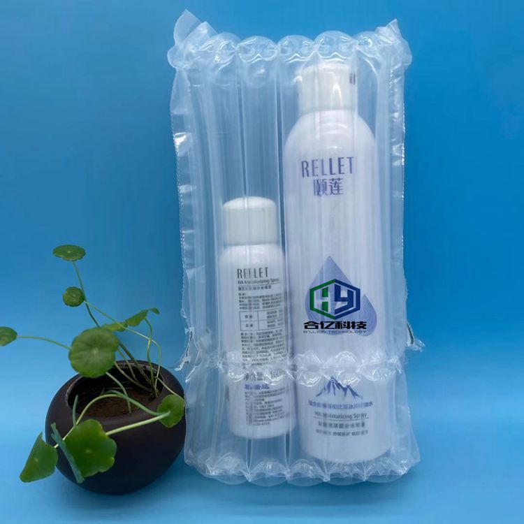 天津北京发货7柱高30化妆品气柱袋气泡柱气柱卷材片材填充袋减震