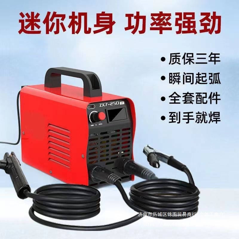 日本技术电焊机小型便携带220V250微型直流全铜315电焊机全套家用