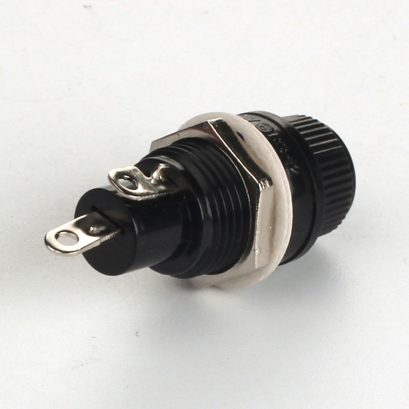 R3-12保险丝座 适配5*20陶瓷管保险丝 5*20玻璃管保险丝防护