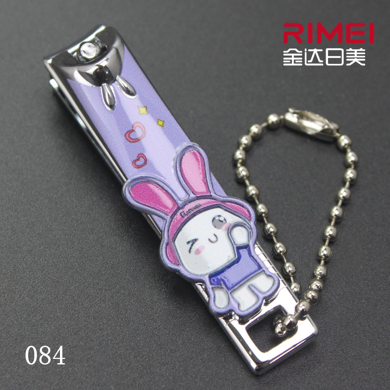 Jindari Beauty 084 Cute Cartoon Nail Clipper Outdoor Convenient Flat Nail Clipper Student Manicure Nail Clipper