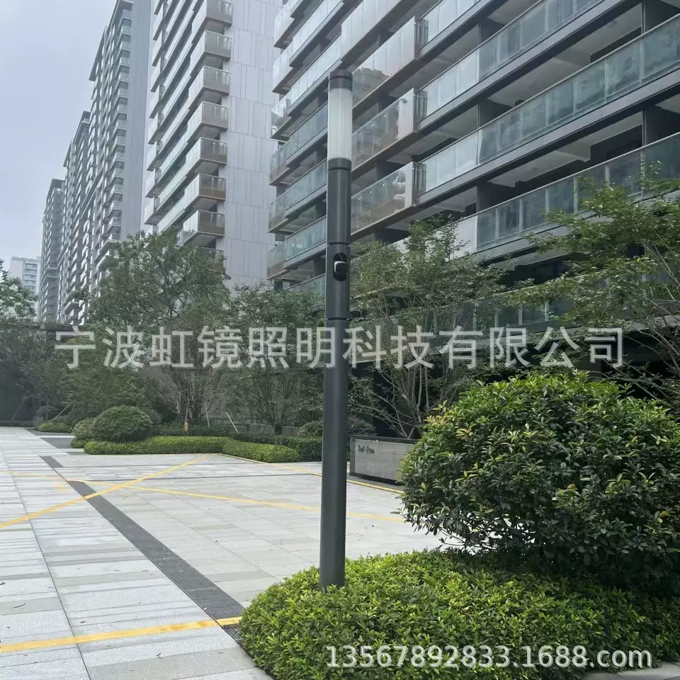 自己工厂定制多功能LED庭院灯监控照明一体庭院灯