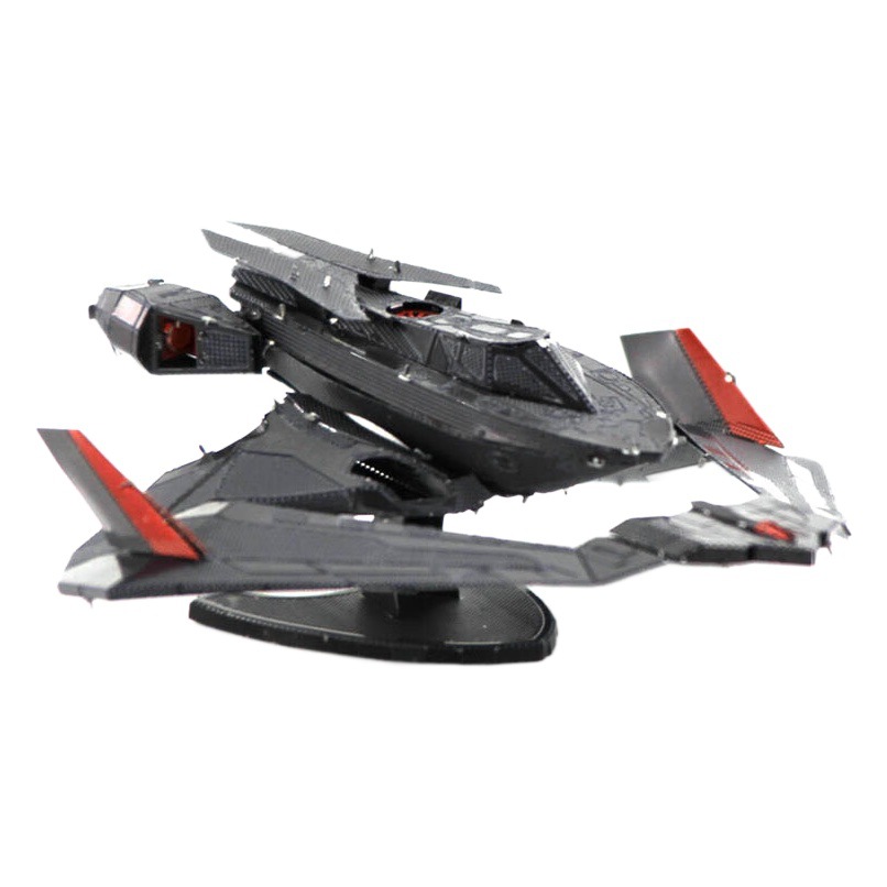 Acero estatua mágica al por mayor Batman chariot fighter metal DIY hecho a mano 3D rompecabezas modelo de montaje