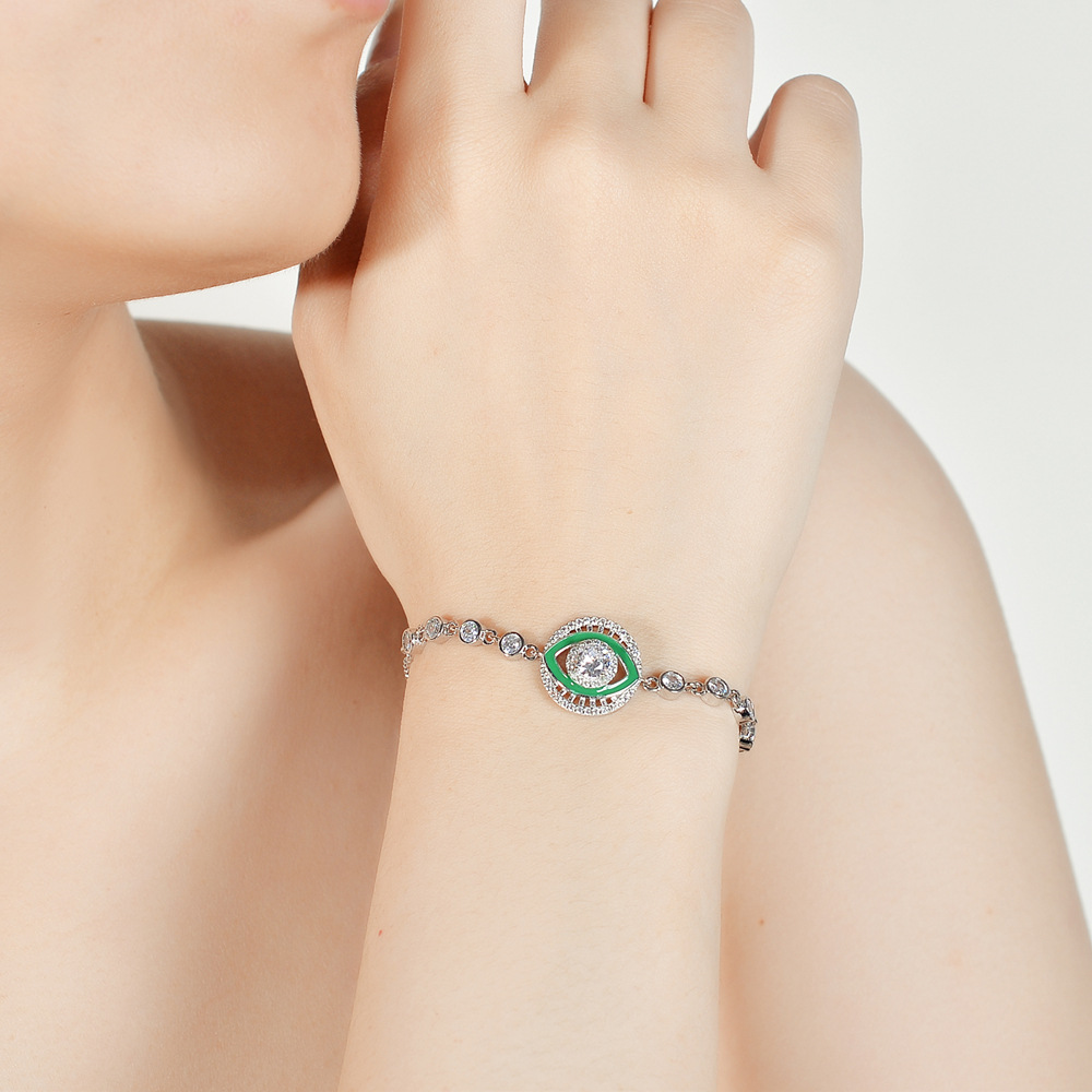 Red String Lucky Evil Eye Bracelet Handmade Protection Jewelry_voghion.com
