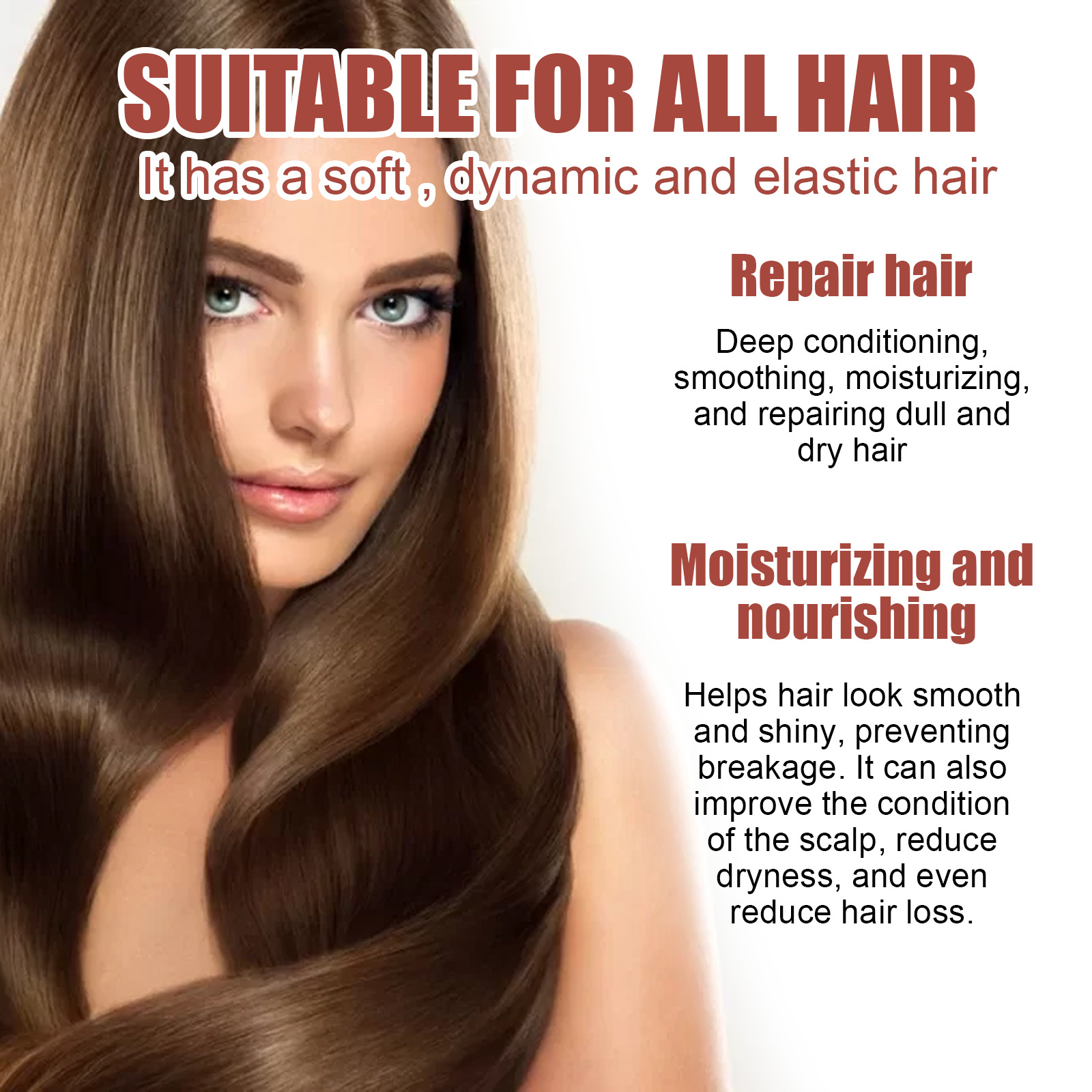 Denso e spesso Jaysuing Repair Tail Dry Fury Olio essenziale per capelli morbido e idratante_voghion.com
