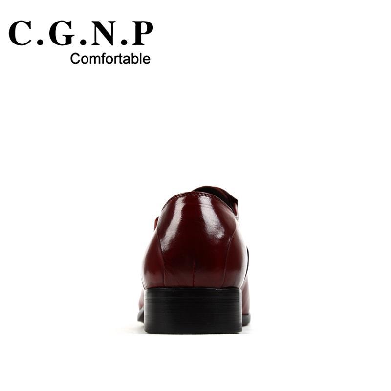 Chaussures ShoeVault New Business pour homme, style coréen, pointues, en cuir de vachette, boucle, tendance et respirantes._voghion.com