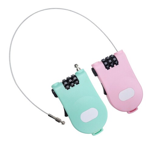 Manufacturer cartoon anti-theft lock zinc alloy luggage password lock backpack padlock trolley case mini lock