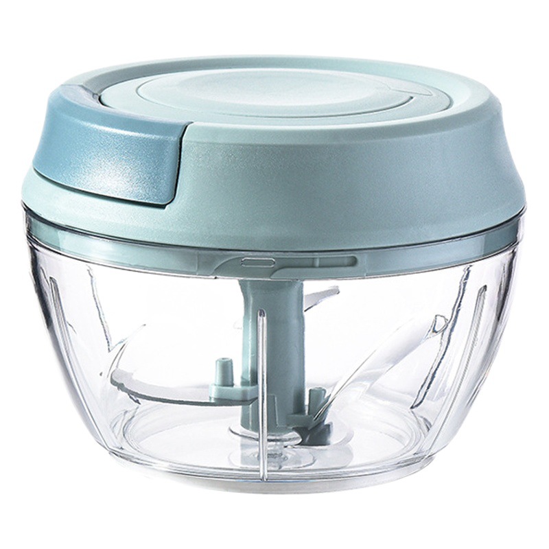 Picador manual de ajo, mini procesador de alimentos, ideal para salsas, purés y cocina diaria