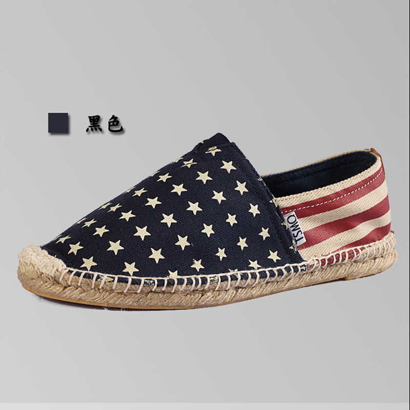 Canvas de desgaste transpirables perezosos zapatos de hombre de Beijing viejos zapatos de skate para caminar zapatos de lino hechos a mano zapatos casuales para hombres