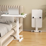 床边桌升降电脑桌家用全折叠书桌子可移动桌子学生写字桌卧室边桌