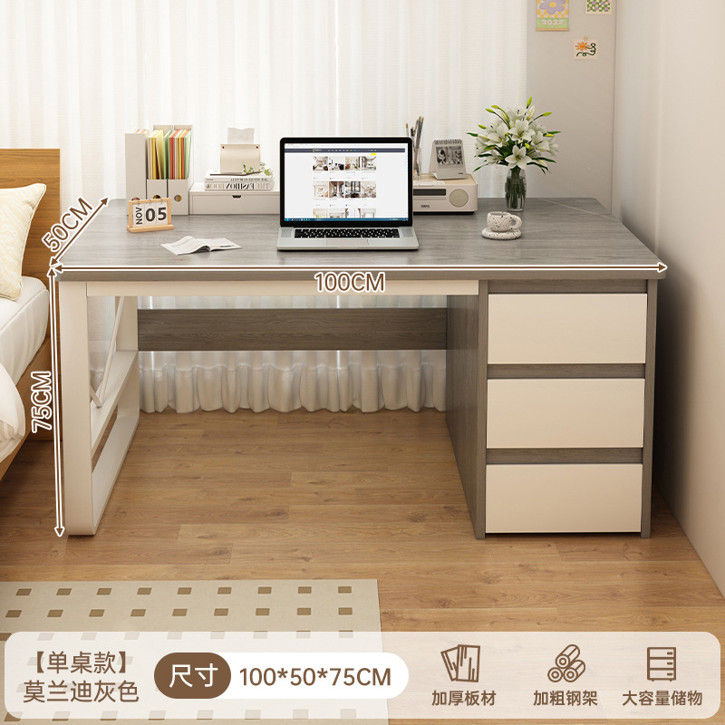 Escritorio de computadora personalizado dormitorio escritorio de escritorio estudiantil escritorio de escritura simple moderno con cajón escritorio de almacenamiento