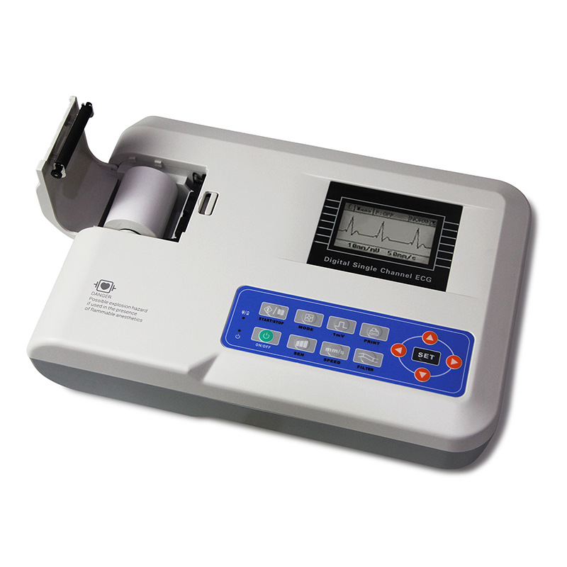 Kangtai transfronterizo veterinario electrocardiograma de canal único equipo de detección de electrocardiograma para perros, electrocardiograma para mascotas al por mayor