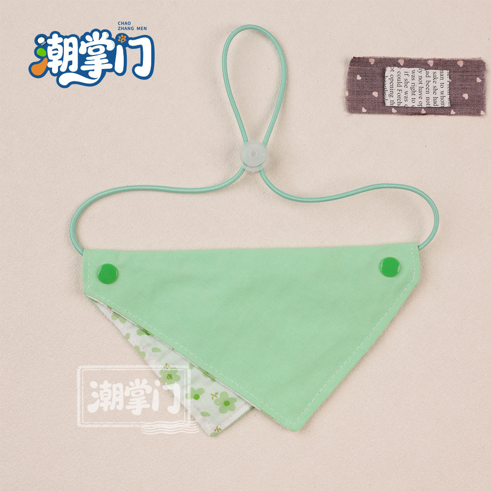 71 pure green haruno broken flower / S size: suitable for neck circumference 17cm-27cm