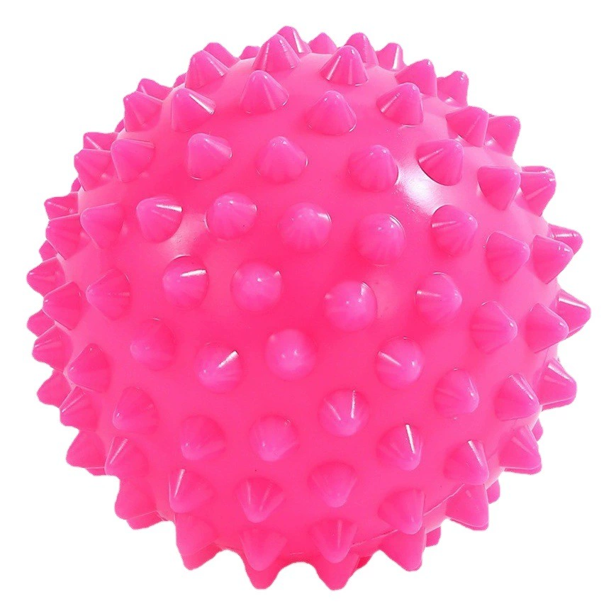 Массажный мяч из ПВХ в форме ежика для стоп, фитнес-мяч для развития хвата, расслабления мышц, стимуляции акупунктурных точек, фасциальный мяч