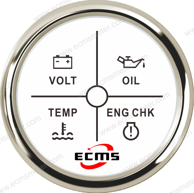 ECP电池电压/机油液压压力/温度水温报警/ENG检测报警指示灯仪表