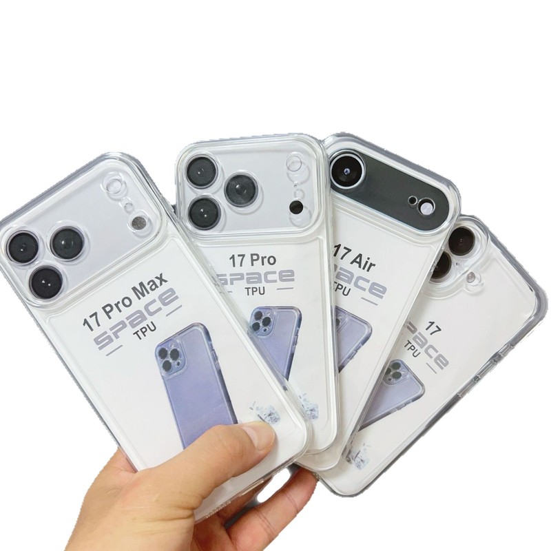 袋装苹果17透明手机壳新款iPhone17Pro软tpu防摔适用xs/x太空壳11|undefined