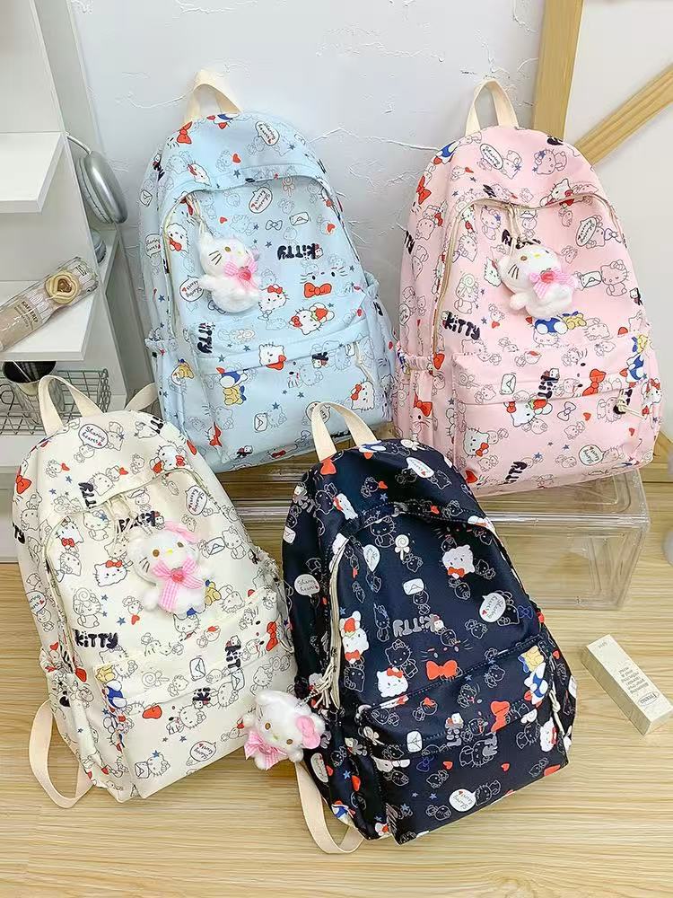 Nuevas mochilas para mujeres, lindas chicas dulces, mochilas para estudiantes de secundaria, mochilas versátiles de gran capacidad para estudiantes de primaria