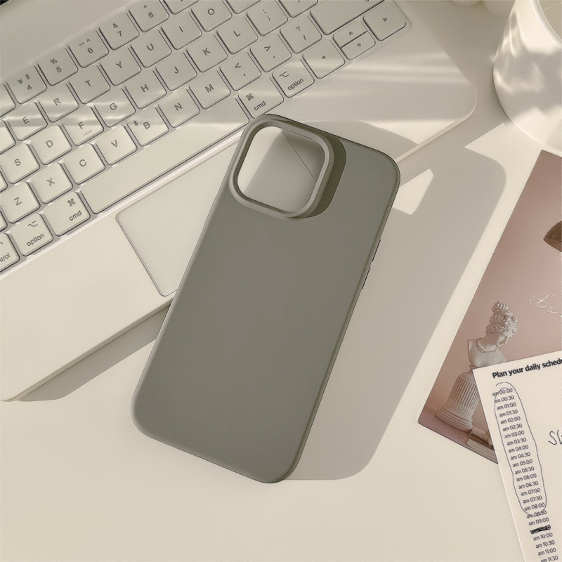高品質真液体シリカゲルiPhoneアップル15携帯ケース14promax韓国系12高級13純色11|undefined