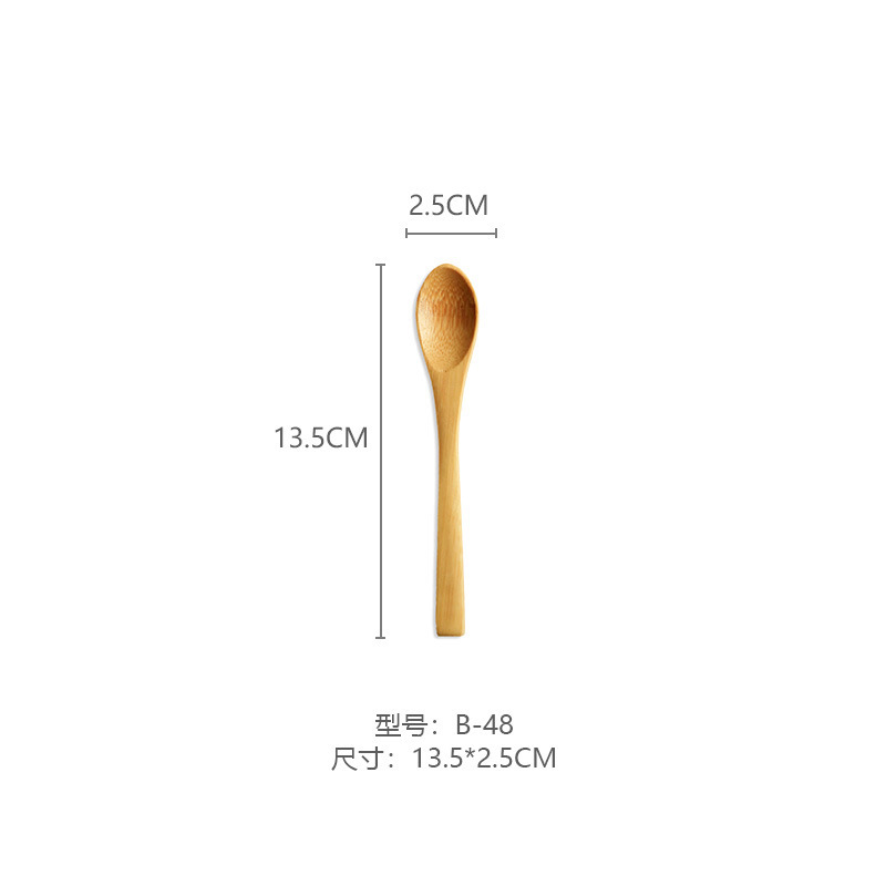 日本製竹スプーンロングハンドル木製スプーンハニースプーンコーヒー撹拌家庭用小さな木製スプーン食器卸売カスタマイズ|undefined
